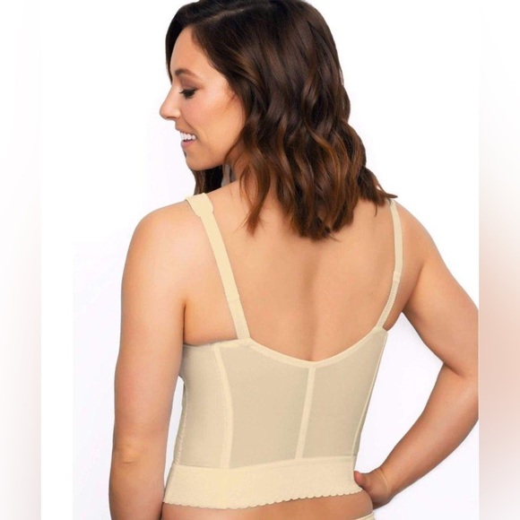 Exquisite Form Beige Longline Front Closure Bra 38B - Picture 8 of 8